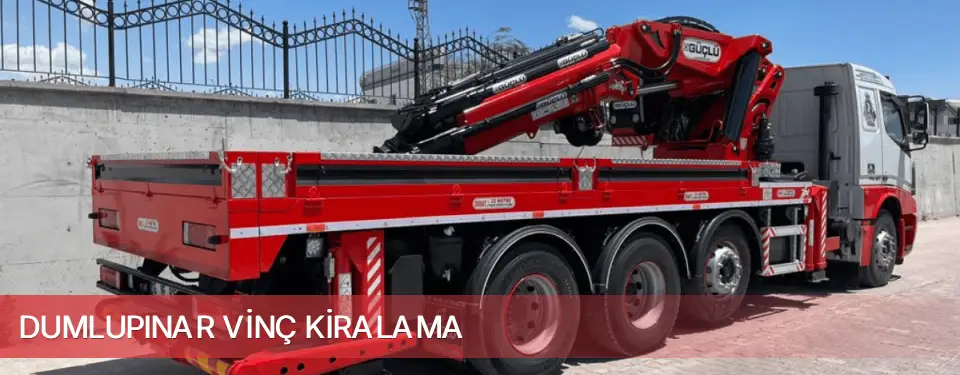 Dumlupınar İlçemi Vinç Kiralama
